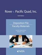 ROWE V PACIFIC QUAD INC 6/E