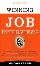 Winning Job Interviews