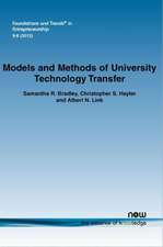 Models and Methods of University Technology Transfer