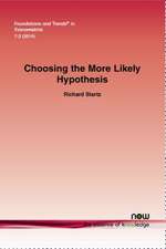 Choosing the More Likely Hypothesis