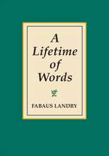 A Lifetime of Words