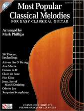 Most Popular Classical Melodies for Easy Classical Guitar Book/Online Audio