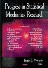 Progress in Statistical Mechanics Research