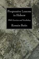 Progressive Lessons in Hebrew