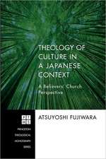 Theology of Culture in a Japanese Context: A Believers' Church Perspective