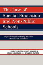 The Law of Special Education and Non-Public Schools