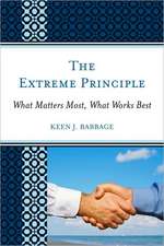 The Extreme Principle