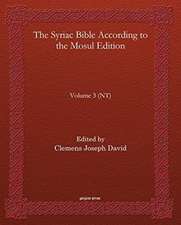 The Syriac Bible According to the Mosul Edition (Vol 3)