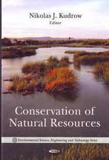 Conservation of Natural Resources