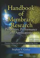 Handbook of Membrane Research