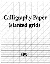 Calligraphy Paper (slanted grid)