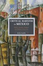 Critical Marxism In Mexico: Adolfo Sanchez Vazquez And Bolivar Echeverria: Historical Materialism, Volume 87