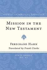 Mission in the New Testament