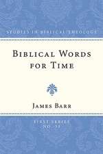 Biblical Words for Time