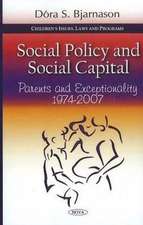 Social Policy & Social Capital