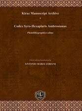 Codex Syro-Hexaplaris Ambrosianus