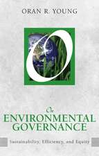 On Environmental Governance: Sustainability, Efficiency, and Equity