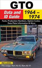 GTO Data & Id Guide: 1964-1972: Includes Judge, RAM Air II, III, and IV