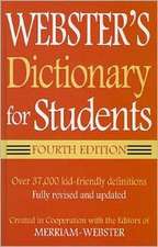 Webster's Dictionary for Students, 4th Edition