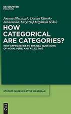 How Categorical are Categories?: New Approaches to the Old Questions of Noun, Verb, and Adjective