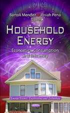 Household Energy: Economics, Consumption and Efficiency