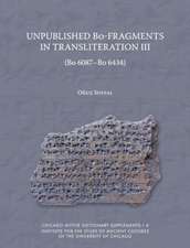 Unpublished Bo-Fragments in Transliteration III