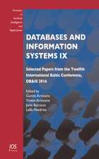 DATABASES AND INFORMATION SYSTEMS