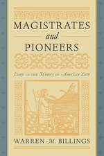 Magistrates and Pioneers