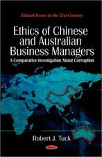 Ethics of Chinese and Australian Business Managers