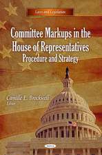 Committee Markups in the House of Representatives