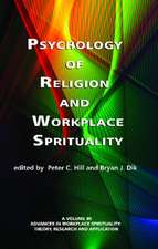 Psychology of Religion and Workplace Spirituality (Hc)