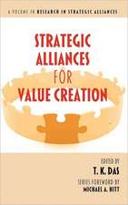 Strategic Alliances for Value Creation (Hc)