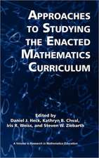 Approaches to Studying the Enacted Mathematics Curriculum (Hc)