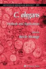 C. elegans: Methods and Applications