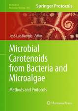 Microbial Carotenoids from Bacteria and Microalgae: Methods and Protocols