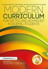 Modern Curriculum for Gifted and Advanced Academic Students