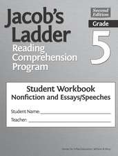 Jacob's Ladder Reading Comprehension Program: Grade 5, Student Workbooks, Nonfiction and Essays/Speeches (Set of 5)