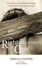 The Righteousness of One: An Evaluation of Early Patristic Soteriology in Light of the New Perspective on Paul