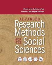 Advanced Research Methods for the Social Sciences