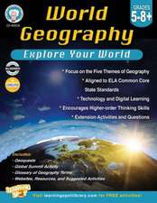 World Geography Workbook: Reading, Writing, Speaking, Listening, and Language Skills Practice