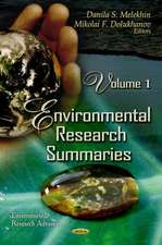 Environmental Research Summaries