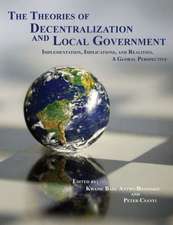 The Theories of Decentralization and Local Government