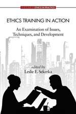 Ethics Training in Action