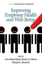 Improving Employee Health and Well Being (Hc)