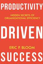 Productivity Driven Success: Hidden Secrets of Organizational Efficiency