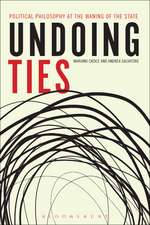 Undoing Ties: Political Philosophy at the Waning of the State