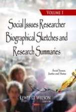 Social Issues Researcher Biographical Sketches & Research Summaries