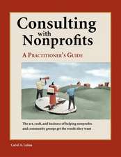 Consulting with Nonprofits: A Practitioner's Guide