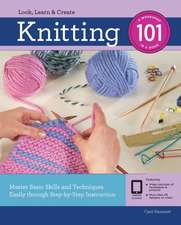 Knitting 101: Master Basic Skills and Techniques Easily Through Step-By-Step Instruction