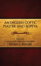 An English-Coptic Psalter and Agpeya